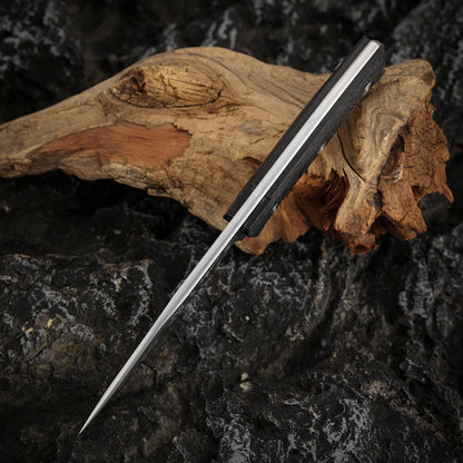 4.8 Inch DC53 Steel Fixed Blade Knife with Kydex Sheath