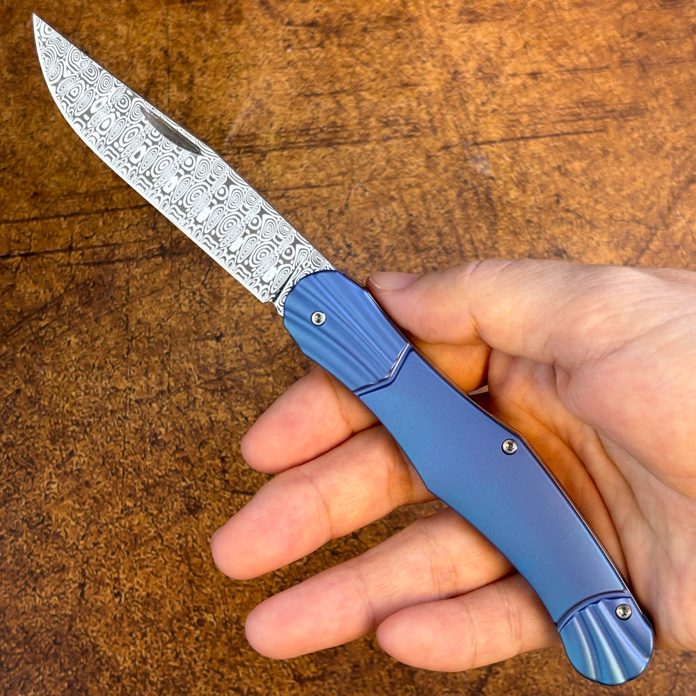 Damasteel Slip Joint Pocket Knife for Every Day Carry