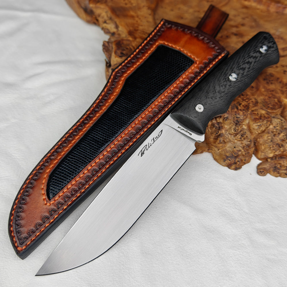 CPM MagnaCut Fixed Blade Knife Carbon Fiber