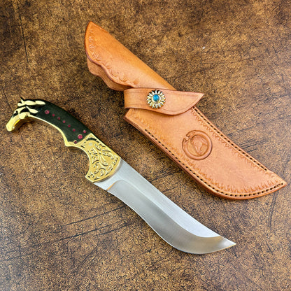 Uighur Knife in M390 Steel with Brass