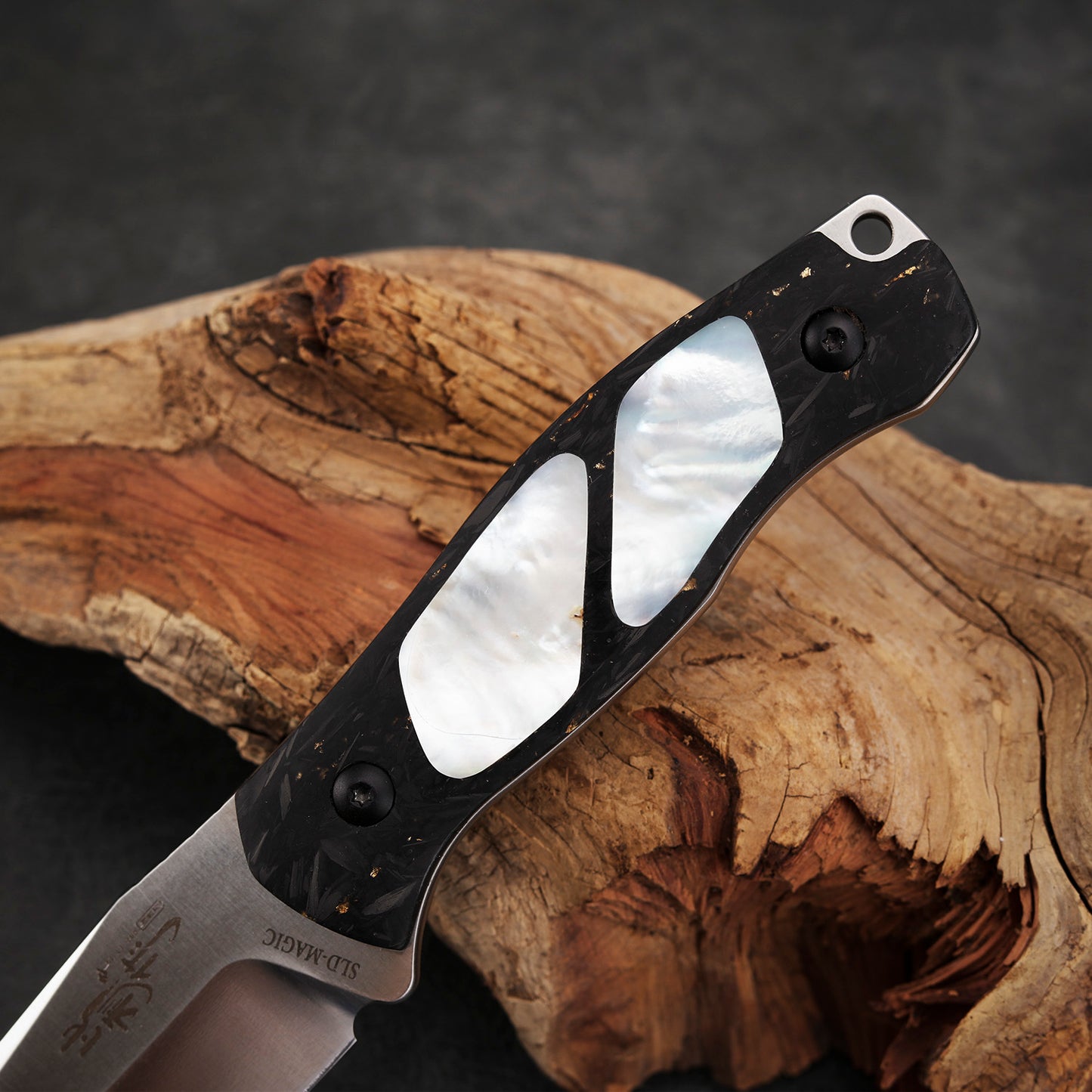 4.5" Fixed Blade Knife SLD-Magic Carbon Fiber