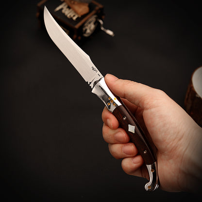 Laguiole Pocket Knife in M390 Steel, Ironwood