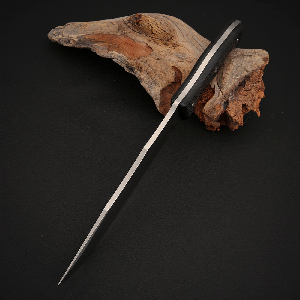 8 Inch Machete Fixed Blade Knife Vanax Steel Carbon Fiber