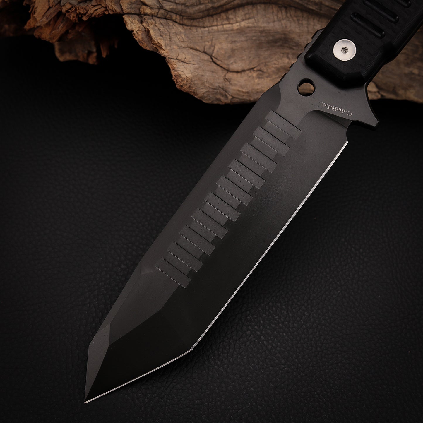 Combat Utility Fixed Blade Knife 5.4" Black DLC Coating