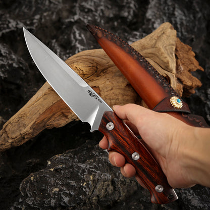 M390 Steel 4.5 inch Fixed Blade Knife with Kydex Sheath