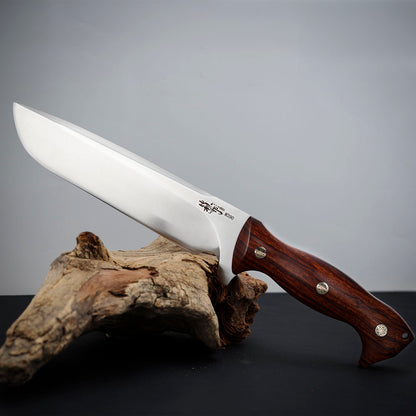 Large Bushcraft Knife M390 Steel 6 Inch Ironwood