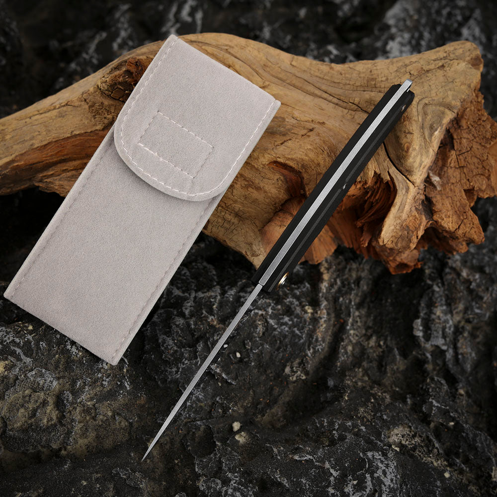 3.46 Inch Slip Joint Pocket Knife, CobalMax Steel, G10