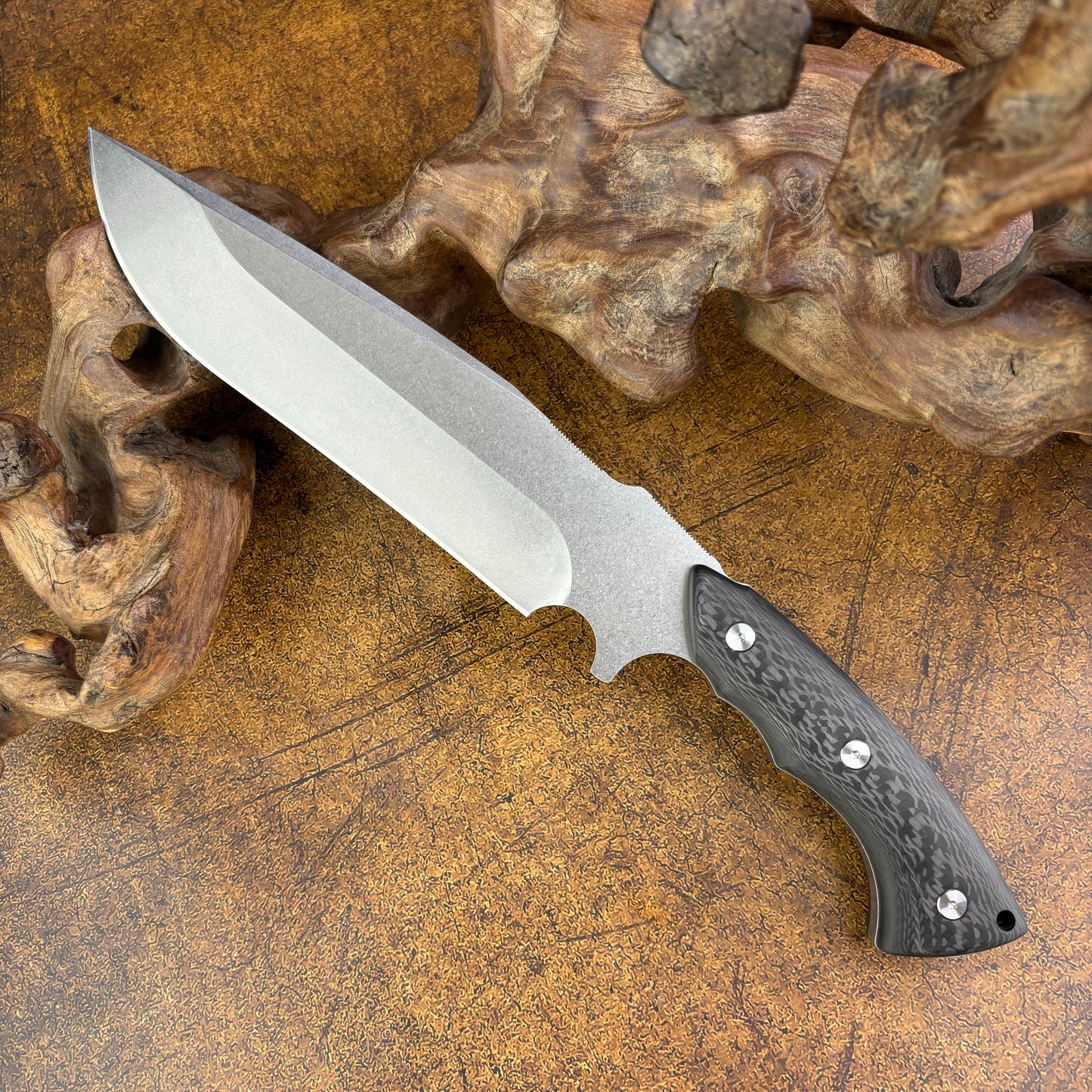 7.2" Bowie Fighter in Vanax SuperClean Steel