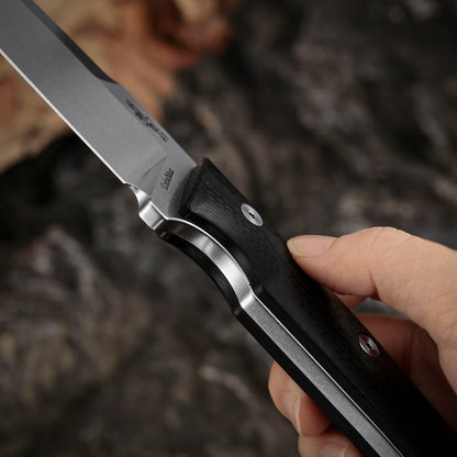 5 Inch Fixed Blade Knife, CobalMax Steel, Kydex Sheath