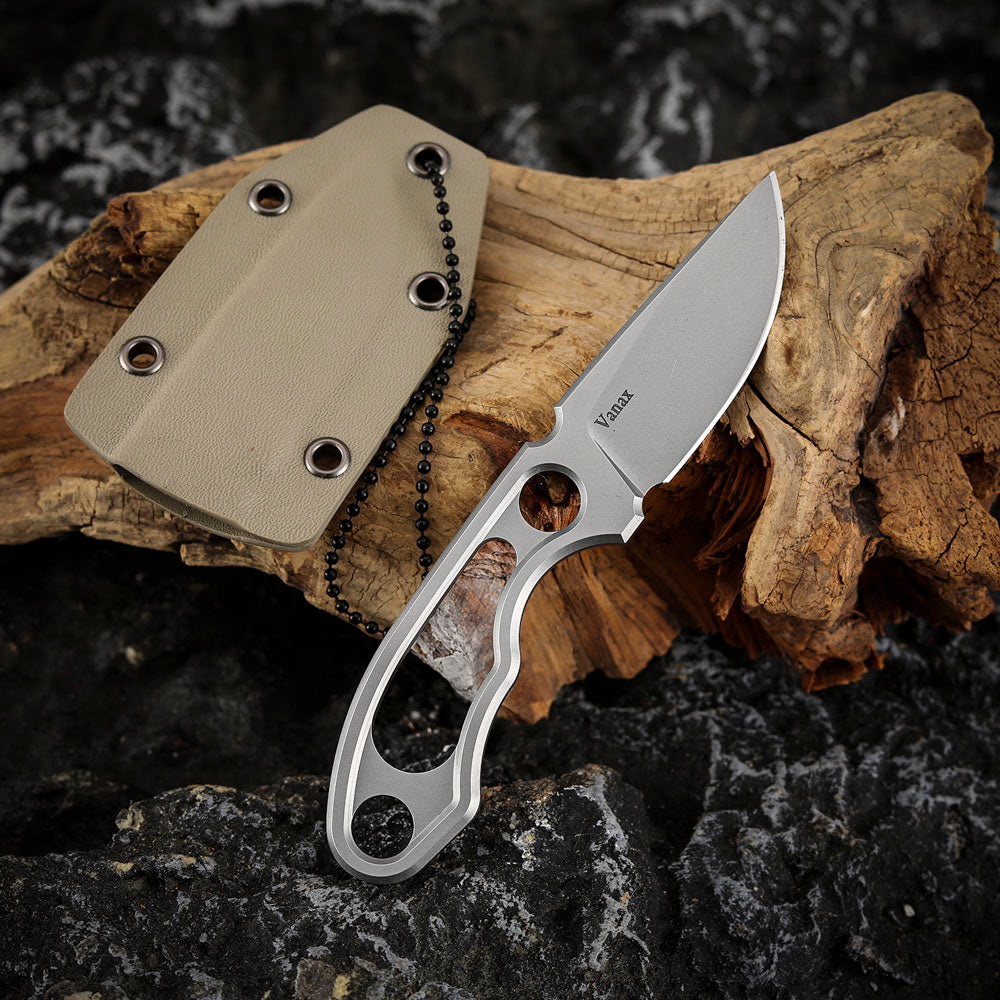 Neck Knife 2" Vanax Steel with Kydex Sheath