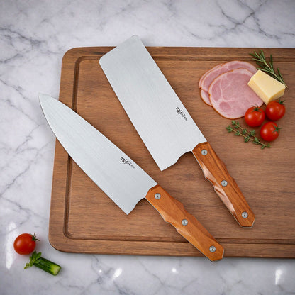 8 Inch Kitchen Chef's Knife M390 Steel, Ironwood