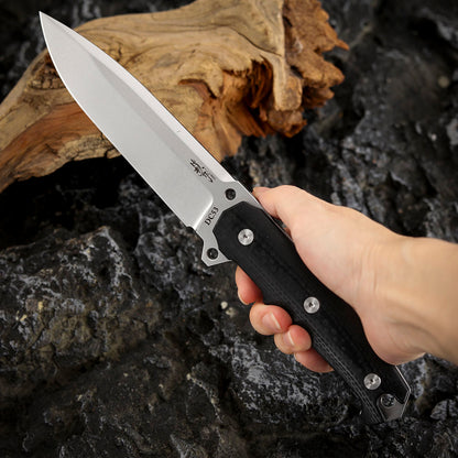 5.3 Inch Fixed Blade Knife, DC53 Steel with Kydex Sheath