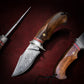 VG10 Steel Damascus Hunter with Iron Wood